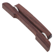 HOMEMAXS Adjustable Archtop Guitar Bridge Jazz Metal Wood