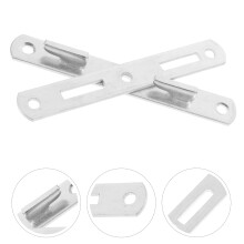 Metal Bed Rail Fasteners 4 Pairs for Home Use