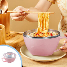 Bol à soupe en plastique résistant à la chaleur, 15,5 cm (6,1 pouces), compatible micro-ondes