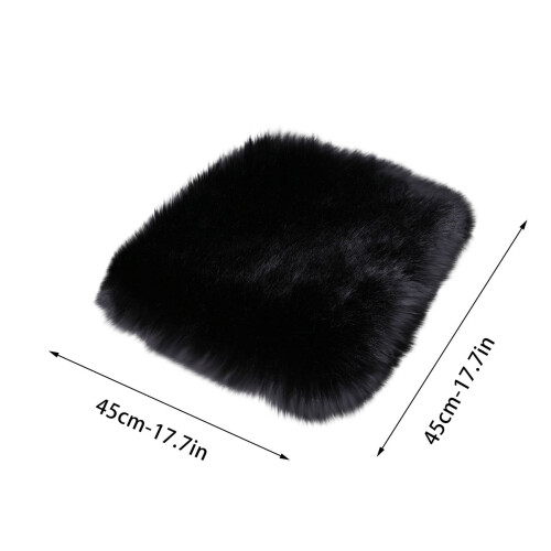 Car Seat Cushion Pad Black Thickened Warm 1
