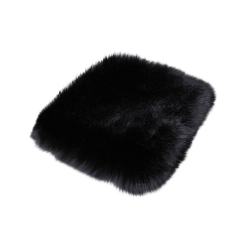 Car Seat Cushion Pad Thickened Warm Black 2