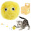 JTWEEN Fluffy Cat Toy Balls with Chirping Sounds Refillable 1
