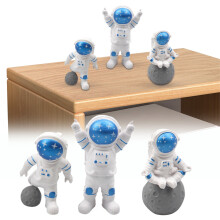 Astronaut Figurines Cake Topper Set 3 Pieces