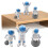 Astronaut Figurines Cake Topper Set 3 Pieces 1