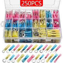 Heat Shrink Wire Connectors Solder Seal 22-10 AWG 250 pcs