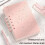 Pink A7 Notebook Ruled 2.8 x 4.06 inches 80 Sheets 1