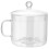 Transparent Glass Saucepan with Lid and Handle 4