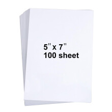 White Cardstock 5x7 Inches 100 pcs 74lb 200gsm Blank