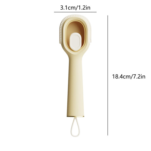 Shoe Brush with Long Handle and Soft Bristles for Home and 2