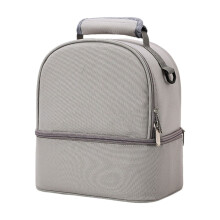 Breast Milk Storage Bag Double Layer Portable Grey