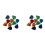 Guitar Pick Celluloid Colorful 20 pcs 0.71 mm 1