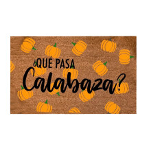 Tapis de porte d'Halloween motif citrouille 40 x 60 cm antidérapant et épais