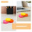 Finger Sponges for Paper Sorting Non-Grip Pads 10 pcs 3