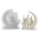 Silicone Chocolate Mold Flexible Moon Shape Reusable 1