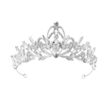 Crystal Queen Crown Rhinestone Tiara for Women