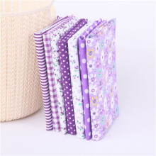 Cotton Fabric Squares Bundle for DIY Sewing 7 pcs