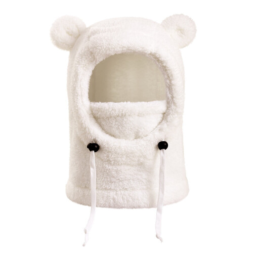 Bear Ear Winter Hat with Scarf and Face Cover