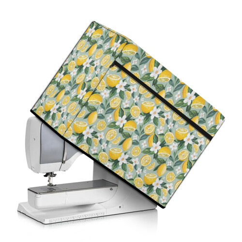 Sewing Machine Cover Soft Stain-Resistant with Pocket