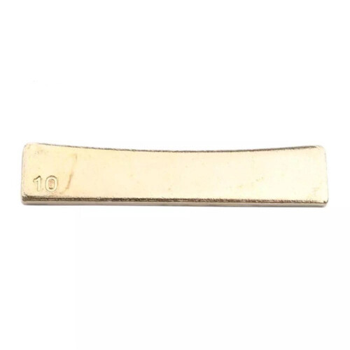 Brass Guitar Fret Press Caul 10 Inch Radius