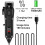 Cordless Hair Clippers for Men with LED Display and 5