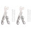 Skate Ice Skates Hard Structure Blades 2 Sets 1