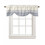 Blue and White Striped Valance for Kitchen Bathroom Bedroom 1