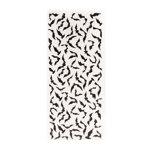 Halloween bat embossing folder for paper crafts