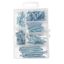Round Head Steel Nails for Carpentry 280 Pieces