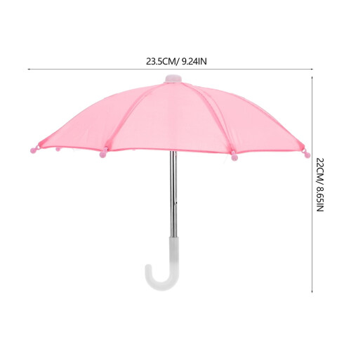 Doll Umbrella Plastic White 2 Pack 1