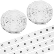 Snap Tape for Sewing White Cotton 1 Pack