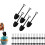 Plastic Mini Shovel Spoons Portable 48 pcs 1
