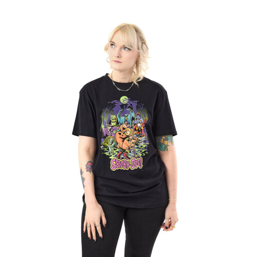Scooby Doo (Medium) Scooby Doo Short Sleeved T-Shirt (Unisex Black)