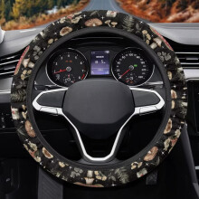 Fluffy Mushroom Car Steering Wheel Cover SUV Sedan 1 Pack