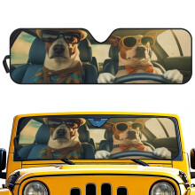 Beagle Jeep Windshield Sunshade UV Heat Protection for