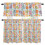 Kitchen Curtains and Valances Set Spring Floral Easter Eggs 1