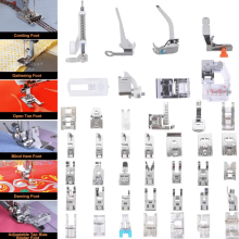 Nähmaschinen-Nähfüße-Set, 42-teilig, kompatibel mit