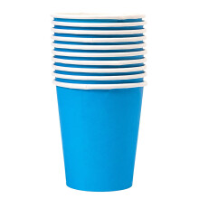 Gobelets Solo en papier bleu royal 27 cl (paquet de 10)