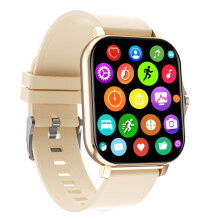 Smartwatch con cinturino in acciaio inossidabile e Bluetooth 5.0