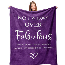 Couverture d'adieu inspirante 60x50 pouces pour femmes