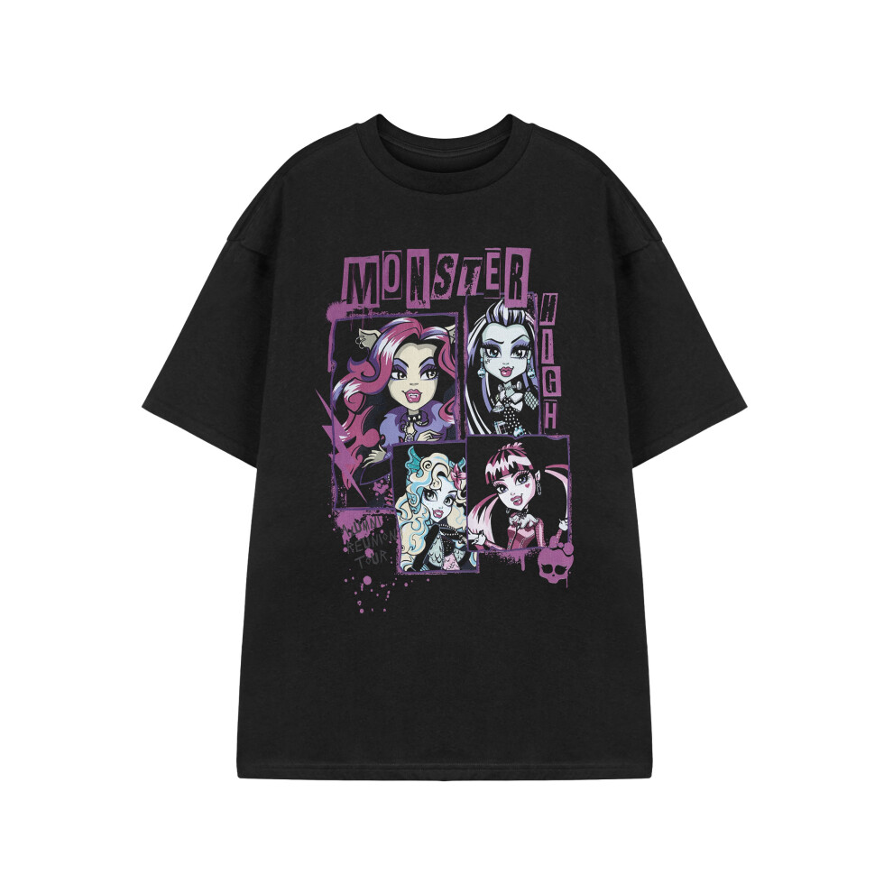 Monster High (X-Large) Short Sleeved T-Shirt (Womens Black)