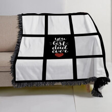 Sublimationsdecke für Papa, 127 x 102 cm, 330 g/m² weicher Flanell