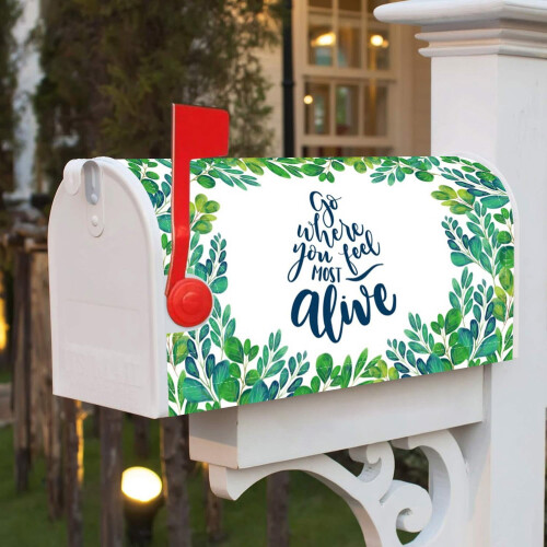 Boccaccio Magnetic Mailbox Cover Spring Nature Design 21x18 2