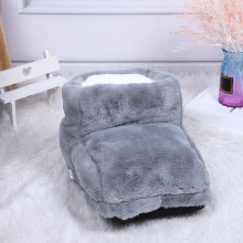 USB Rechargeable Heated Foot Warmer Plush Ankle Boot Insert