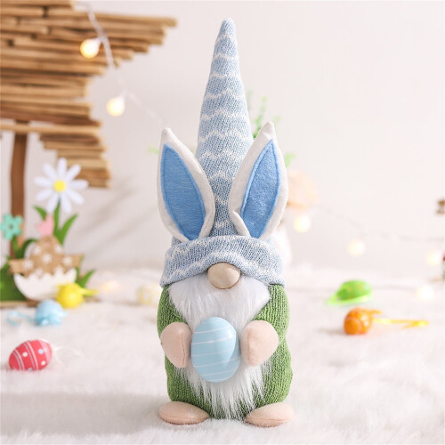 Set di 3 gnomi pasquali in peluche per decorazioni