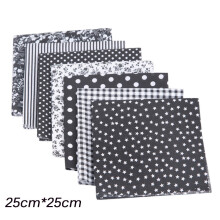 Cotton fabric bundles for quilting 10x10 inch 7 pcs