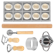 Ensemble de moules à raviolis 7 pièces pour usage domestique et professionnel