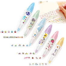 Decorative Animal Pens with Press Mechanism and Lace Tape 6