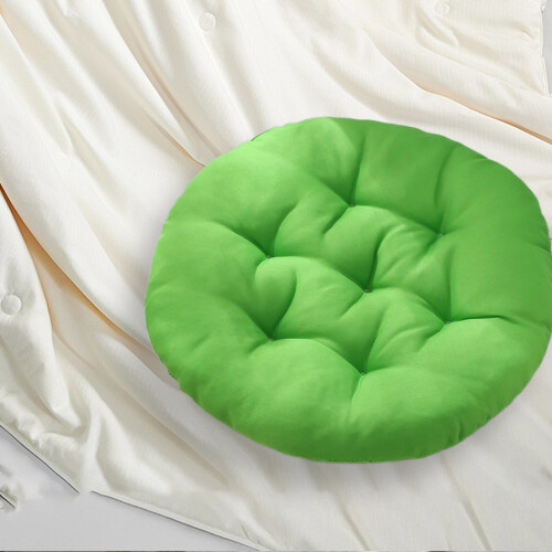 Coussin de chaise rond uni 50 x 50 cm