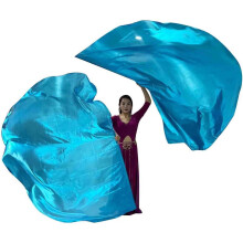 Drapeaux rectangulaires pour la danse de louange chrétienne avec banderoles