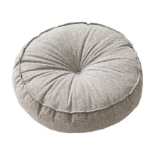 DAMAI Round Floor Pillow Memory Foam 17 x 17 Inches Gray
